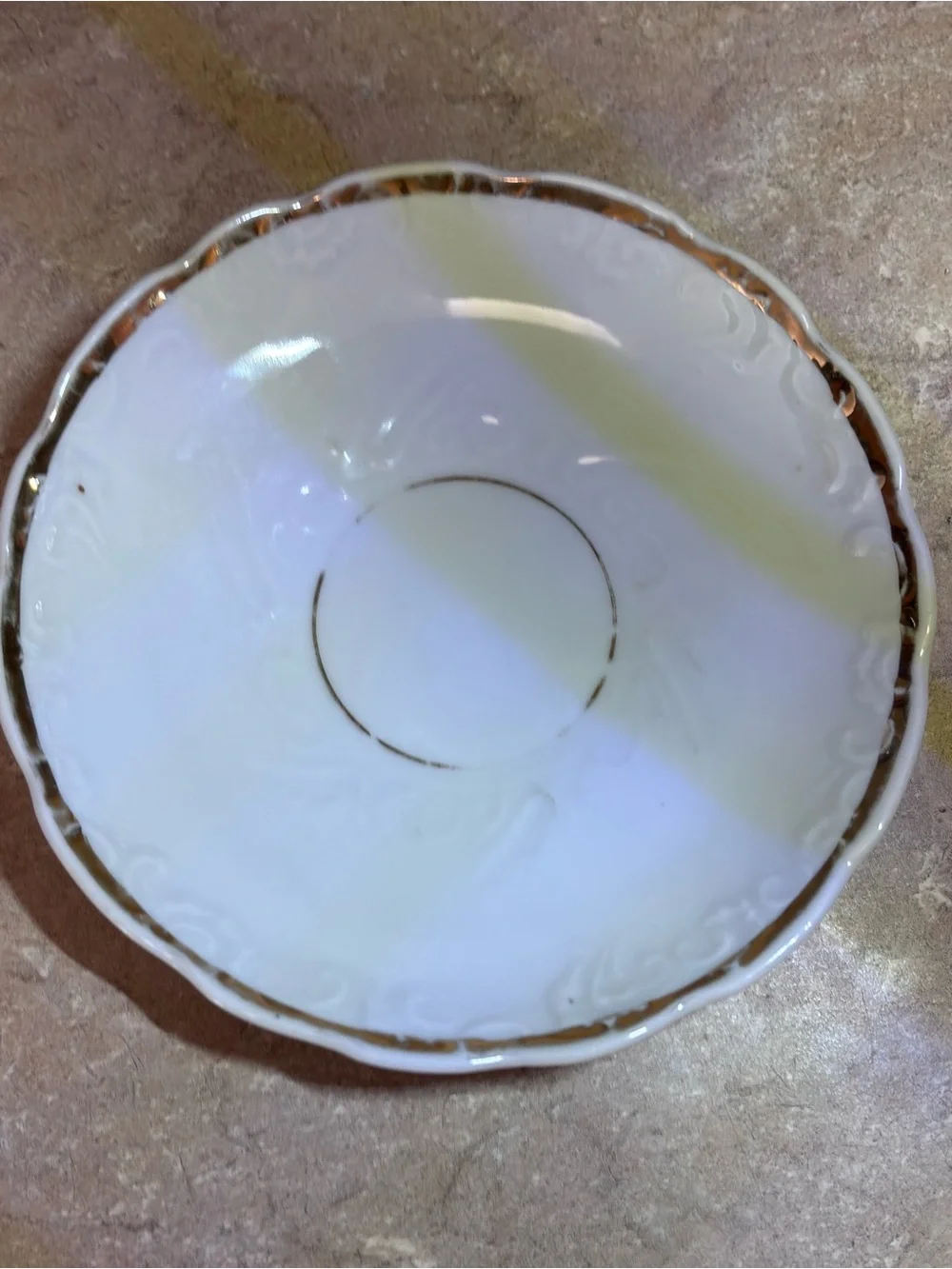 Victorian Ornate Mustache Cup With Saucer Set Mold# 28 German late 1800’s